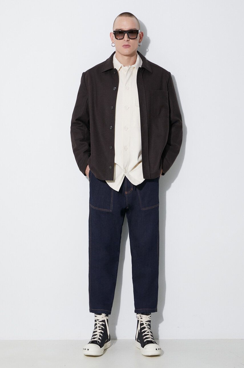 Jacka A.P.C. Wool Jacket Brun | WOAPN.H02871, 1