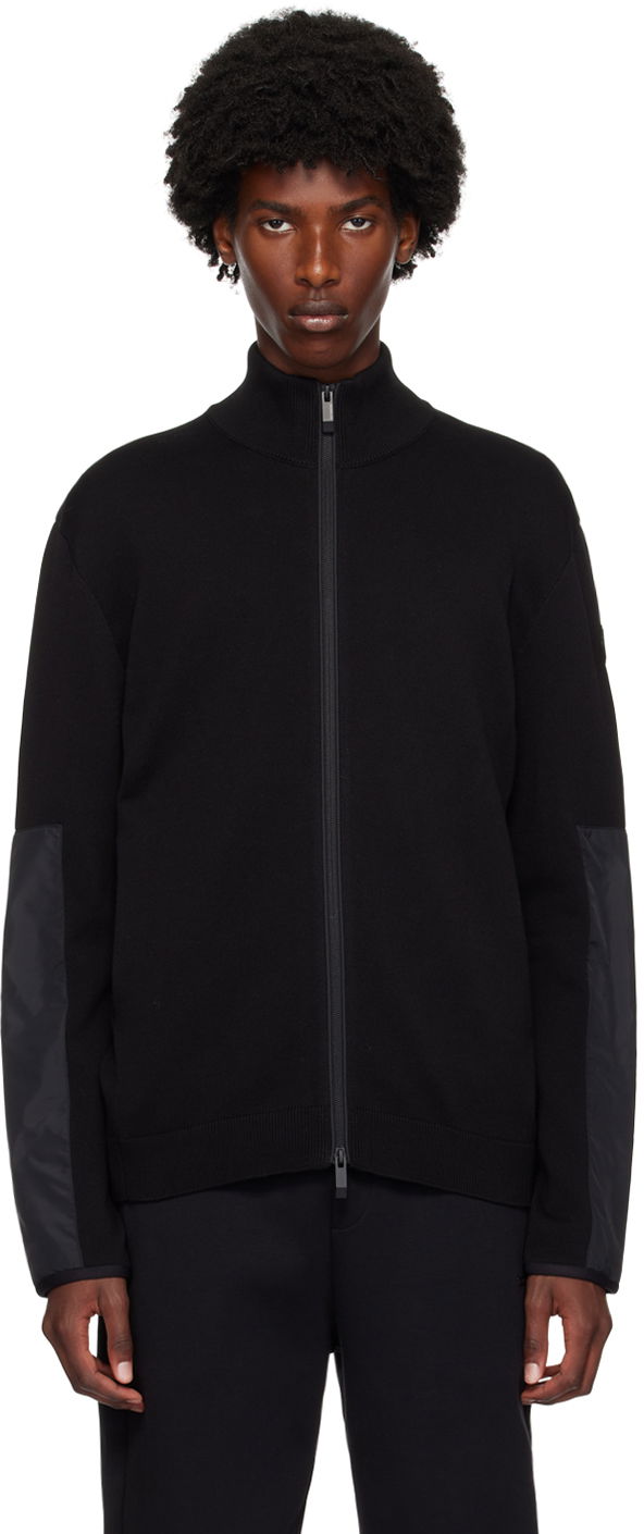 Sweater Moncler Black Matt Sweater Svart | J20919B00009M1367