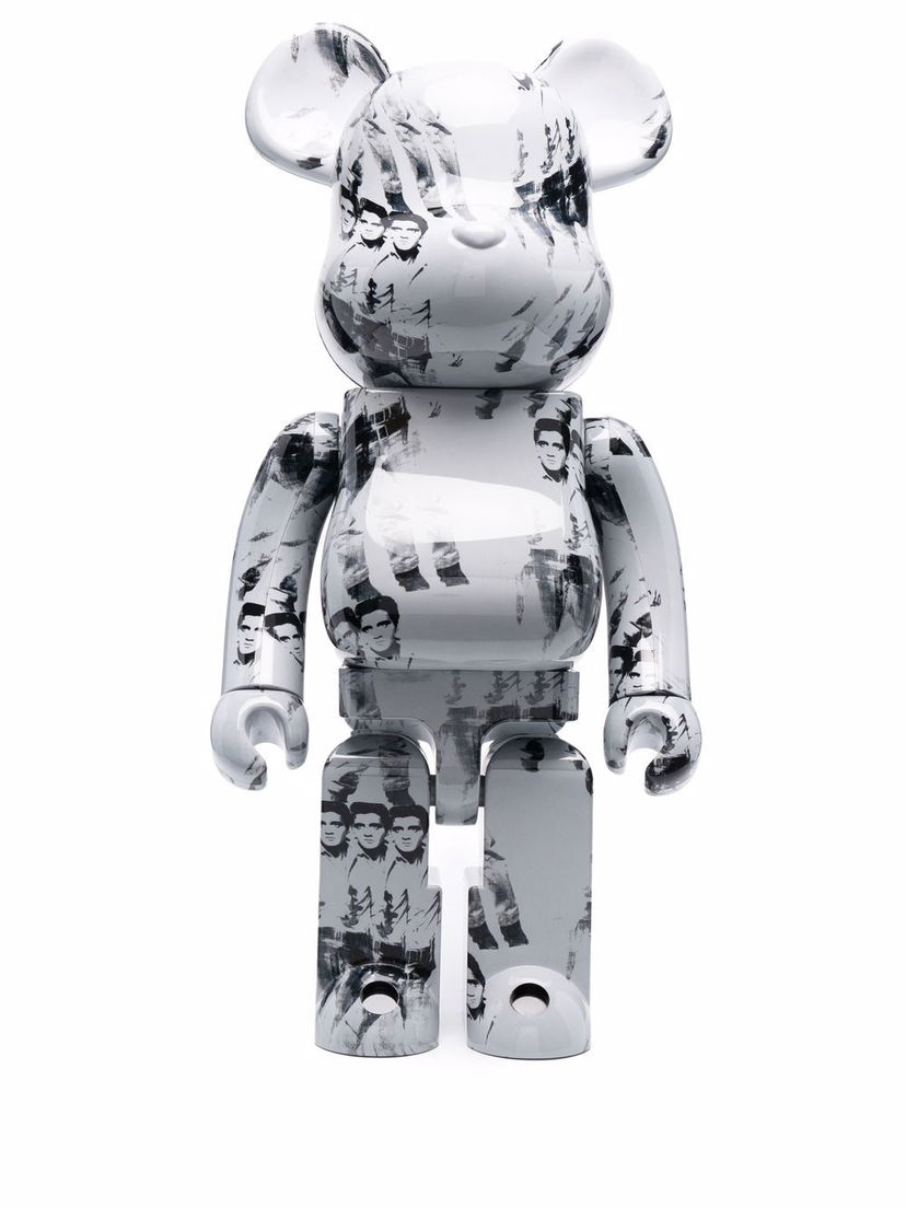 Samlarobjekt Medicom Toy Be@rbrick Andy Warhol Elvis toy - Grey Vit | 1000WAELVIS17018112