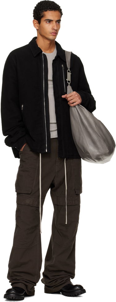 Jacka Rick Owens Rick Owens DRKSHDW Concealed Zipfront Jacket Svart | DU02E7775 BMO, 4