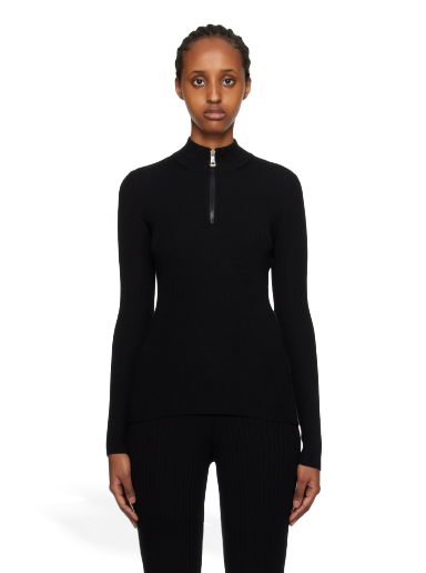 Sweater Moncler Zip-Up Svart | I20939F00001M1131