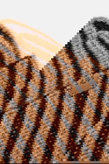 Tillbehör UGG CHUNKY Knitted Striped Wool Blend Hat and Fingerless Gloves Set Flerfärgad | 103605, 5