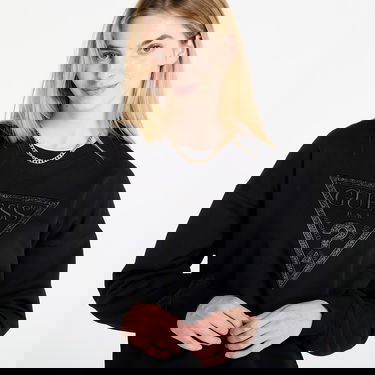 Sweatshirt GUESS GUESS Triangle Glitter Sweatshirt Svart | W5BQ11KC8I1-JBLK, 1