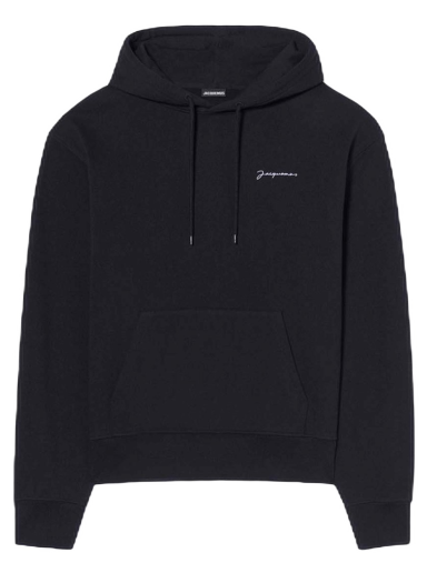 Sweatshirt Jacquemus Le Brode Embroidered Logo Svart | 216JS300-2210 990