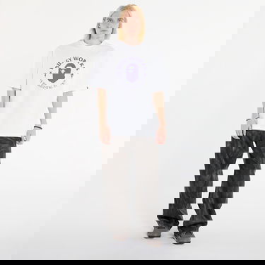 T-shirt BAPE Busy Works Relaxed Fit T-Shirt Vit | 001TEL801331MWHT, 3