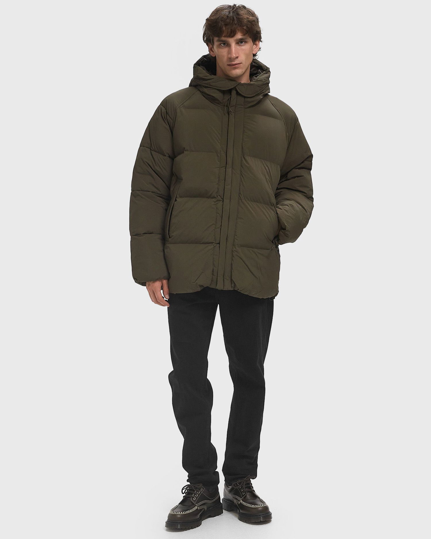 Pufferjacka CLOSED Hooded Puffer Jacket Grön | C87875-69F-22-694, 1
