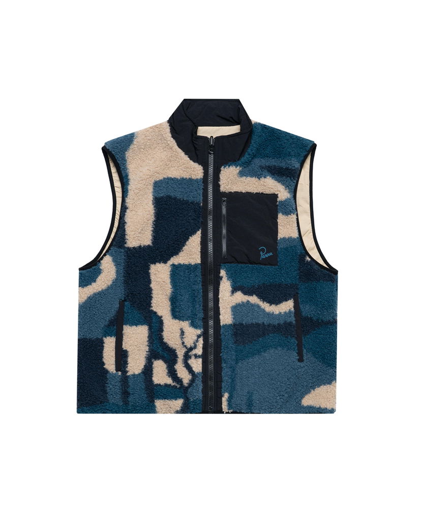 Väst By Parra Parra Infinite Bird Reversible Vest Blå | 54250