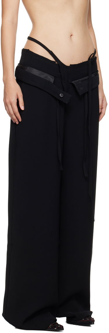 Byxor Ottolinger Ottolinger Double Fold Suit Trousers Svart | 1230801921, 4