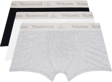 Boxare Vivienne Westwood Three-Pack Boxers With Logo Bands Grå | 8106001G-J002Y-, 0