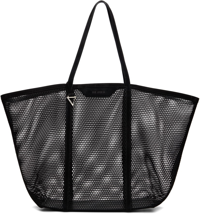 Tygpåse The Attico Attico Via del Mare Mesh Tote Svart | 250WAH00053 EEE102AA