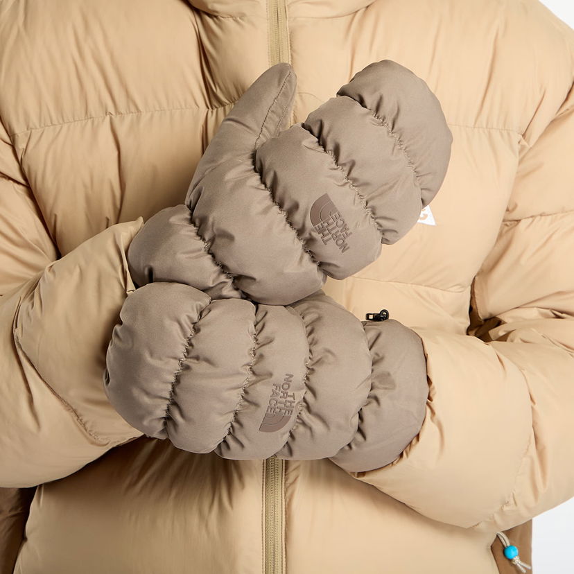 Handskar The North Face Montana Puffer Mitt Beige | NF0A88JQBOW1