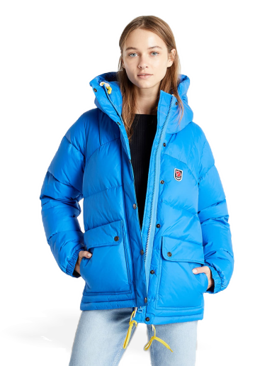 Pufferjacka FJÄLLRÄVEN Expedition Down Lite Jacket Blå | F89995-525