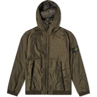 Jacka Stone Island Crinkle Reps Hooded Down Jacket Grön | 7915408-V0058, 1