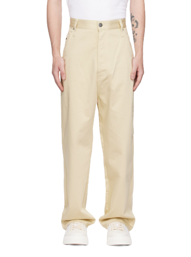 Byxor AMI Alex Trousers Beige | HTR102.CO0009