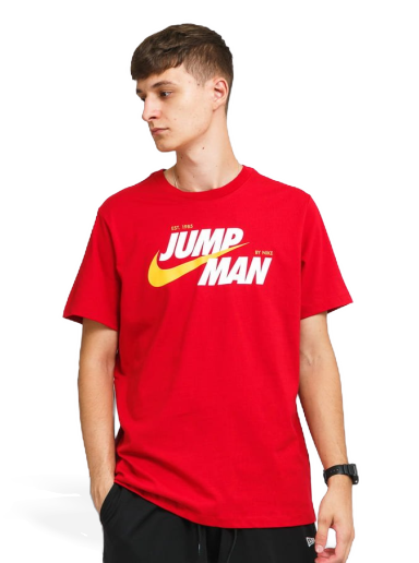 T-shirt Jordan Jumpman Crew Röd | DM3219-687