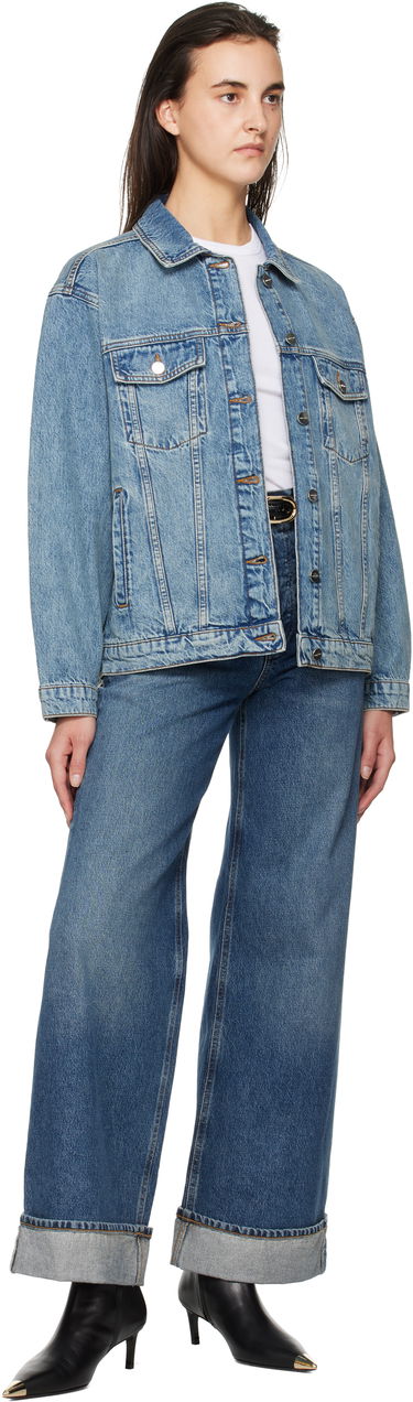 Jacka Anine Bing Rory Denim Jacket Blå | A-01-10539-WHD4, 3