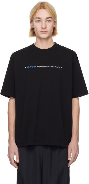 T-shirt BAPE Relaxed Fit Logo T-shirt Svart | 001TEK801319M, 0