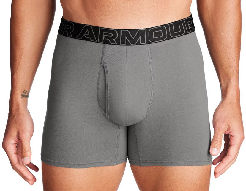 Boxare Under Armour Perf Cotton 6in-GRN Grå | 1383889-709
