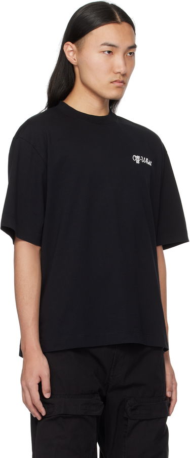 T-shirt Off-White Black Script T-Shirt Svart | OMAA120C99JER00D1001, 1