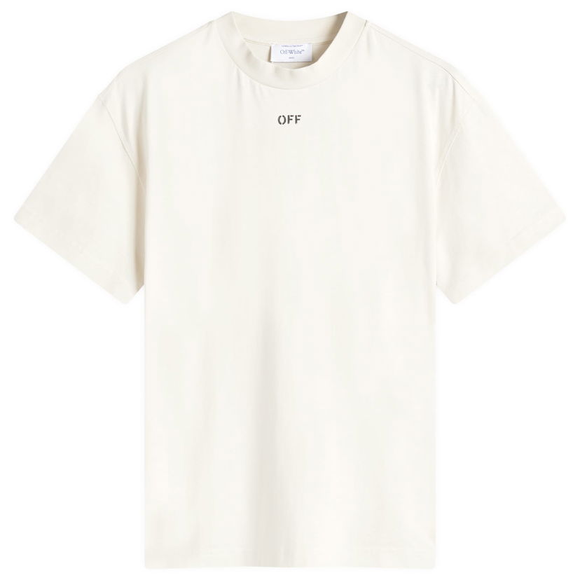 T-shirt Off-White Women's Cloud Arrow Regular Fit T-Shirt, Size Large Beige | OWAA089S25JER0050B10
