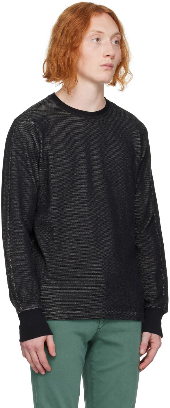 Sweater rag & bone Rag & Bone Collin Long Sleeve T-Shirt Svart | MBC22HT026JQ26, 1