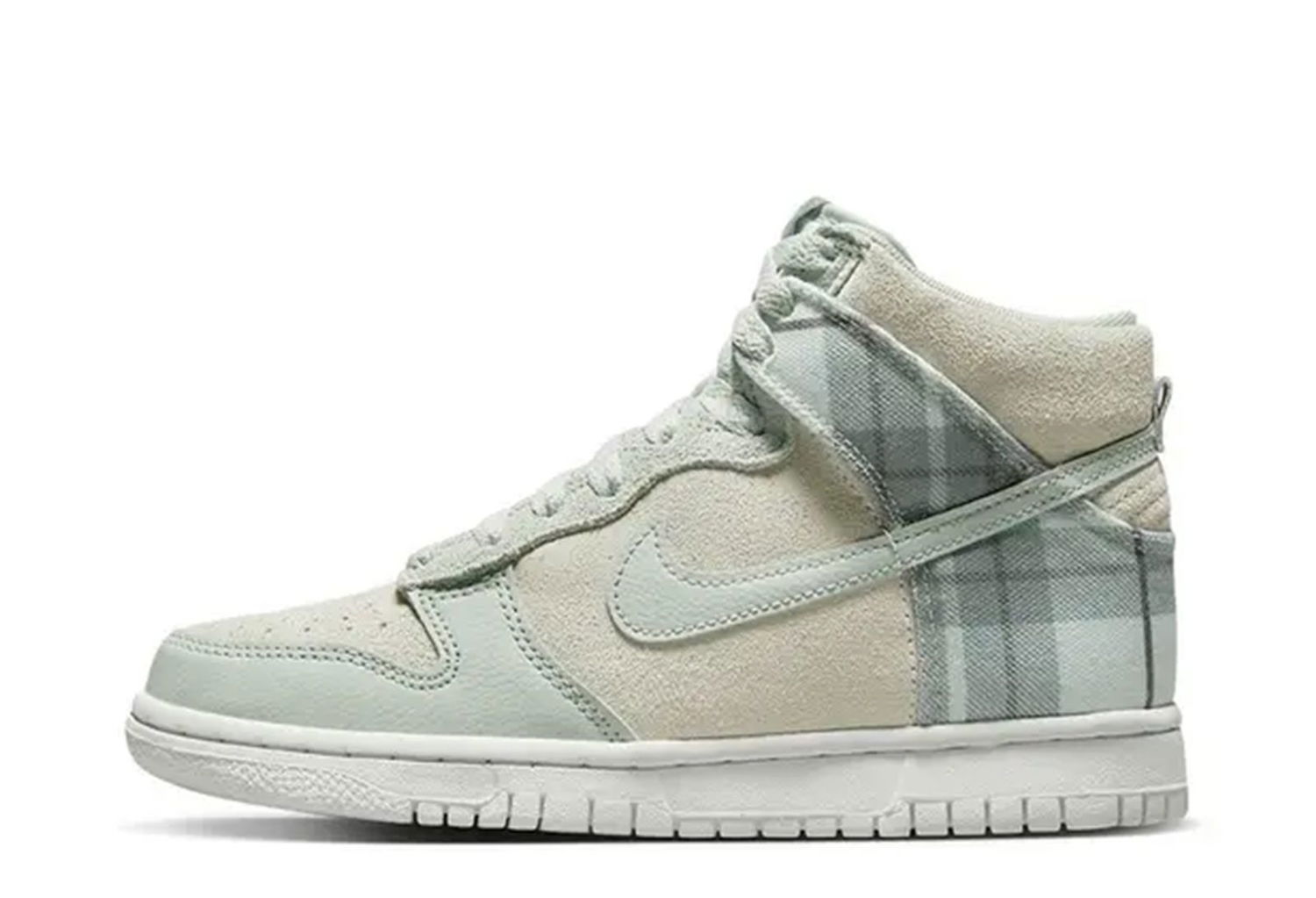 Sneakers och skor Nike Dunk High "Plaid Green" Grön | DV1724-100, 0