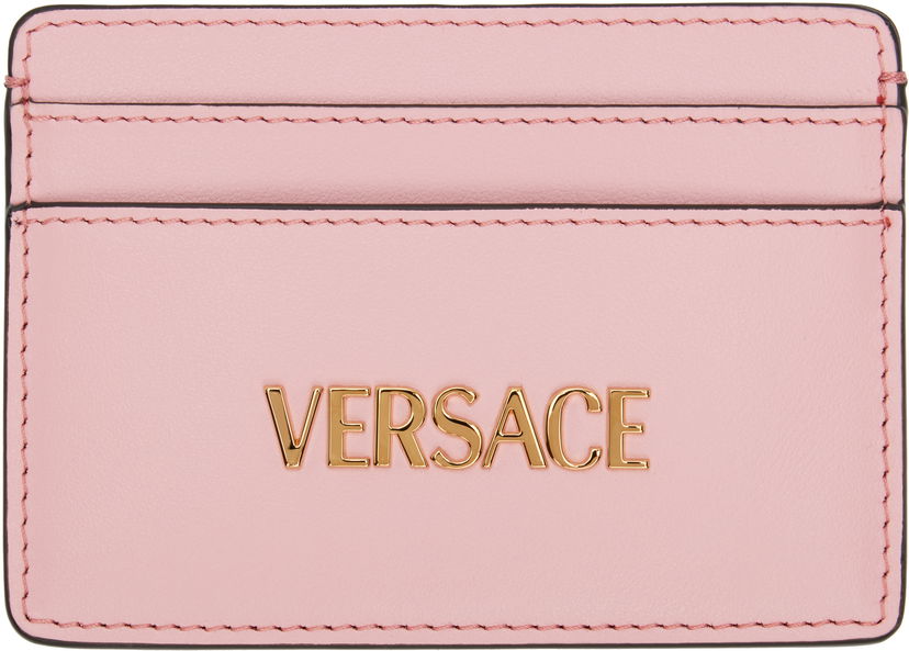 Plånbok Versace Versace Tag Card Holder Rosa | 1020081_1A13677