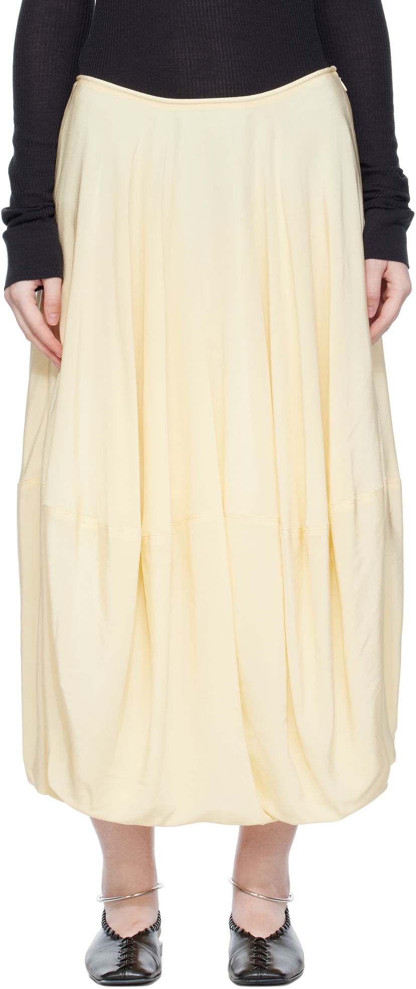 Kjol LEMAIRE Balloon Maxi Skirt Gul | SK1053 LF1446