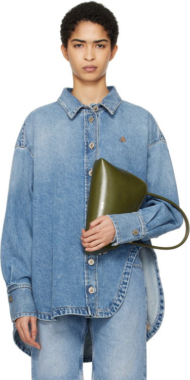 Skjorta The Attico Attico Diana Denim Shirt Blå | 250WCB00068 DDD085AA, 0