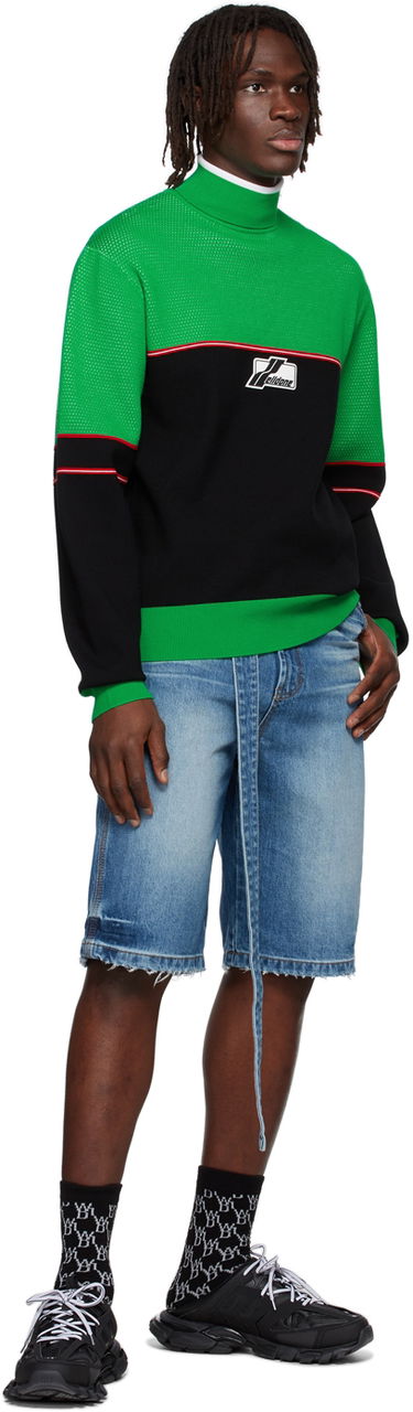 Sweater We11done We11done Knit Turtleneck Sweater Grön | WD-KT1-22-617-U-GR, 3