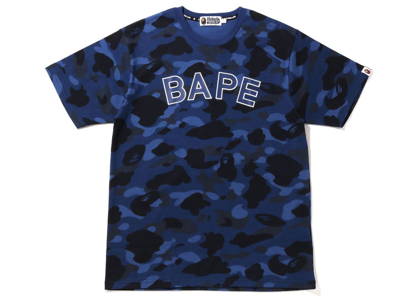 T-shirt BAPE Color Camo Tee Mörkblå | 1I80-109-003, 0