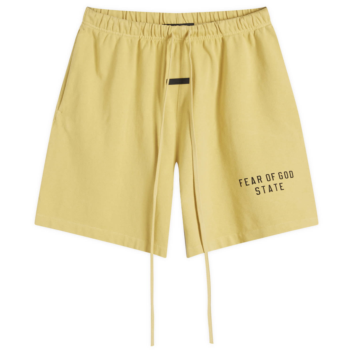 Shorts Fear of God ESSENTIALS Heavy Jersey Soccer Shorts Gul | 160BT244163F, 1