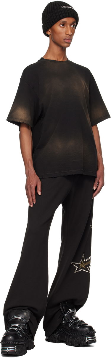 T-shirt We11done We11done Standard Logo Washed T-Shirt Svart | WD-TT3-24-726-U-BK, 3