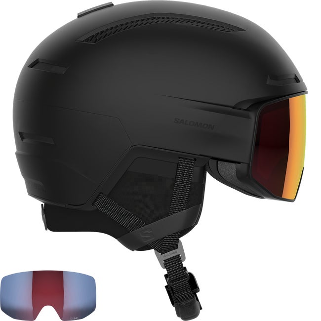 Sportutrustning Salomon Driver Prime Sigma Plus Ski and Snowboard Helmet with Sigma Photochromic Visor Svart | L47010900