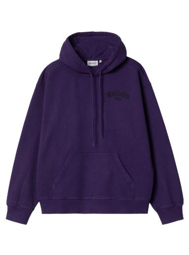 Sweatshirt Carhartt WIP Onyx Script Hoodie Purpur | I032865_1ZT_XX