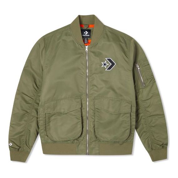 Bomberjacka Converse Converse Loose Retro Aviator Jacket Grön | 10024169-A02