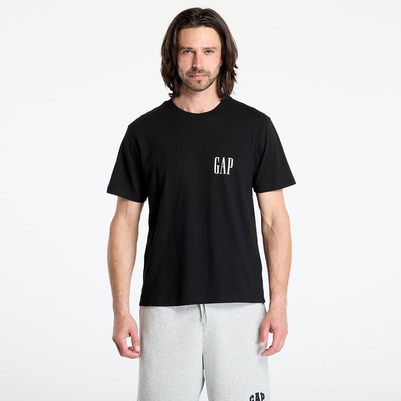 T-shirt GAP Men's 90S Logo T-Shirt Svart | 729123-01
