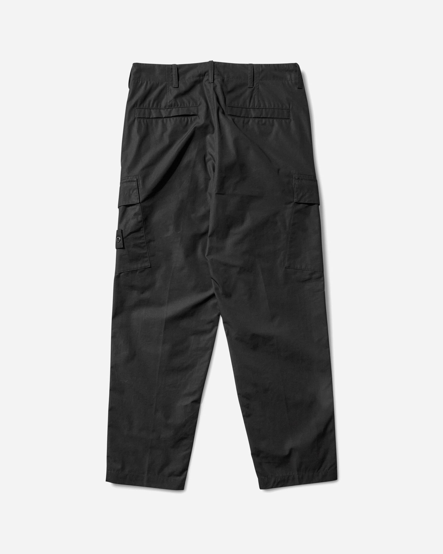 Cargo byxor Stone Island Ghost Cotton Canvas Cargo Pants Svart | K2S15-3100019-S00F1 V0029, 0