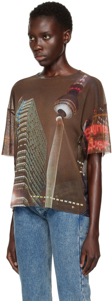 T-shirt Jean Paul Gaultier Jean Paul Gaultier Shayne Oliver Edition City Graphic T-Shirt Brun | 24/27-U-TS080-T551-60405030, 3