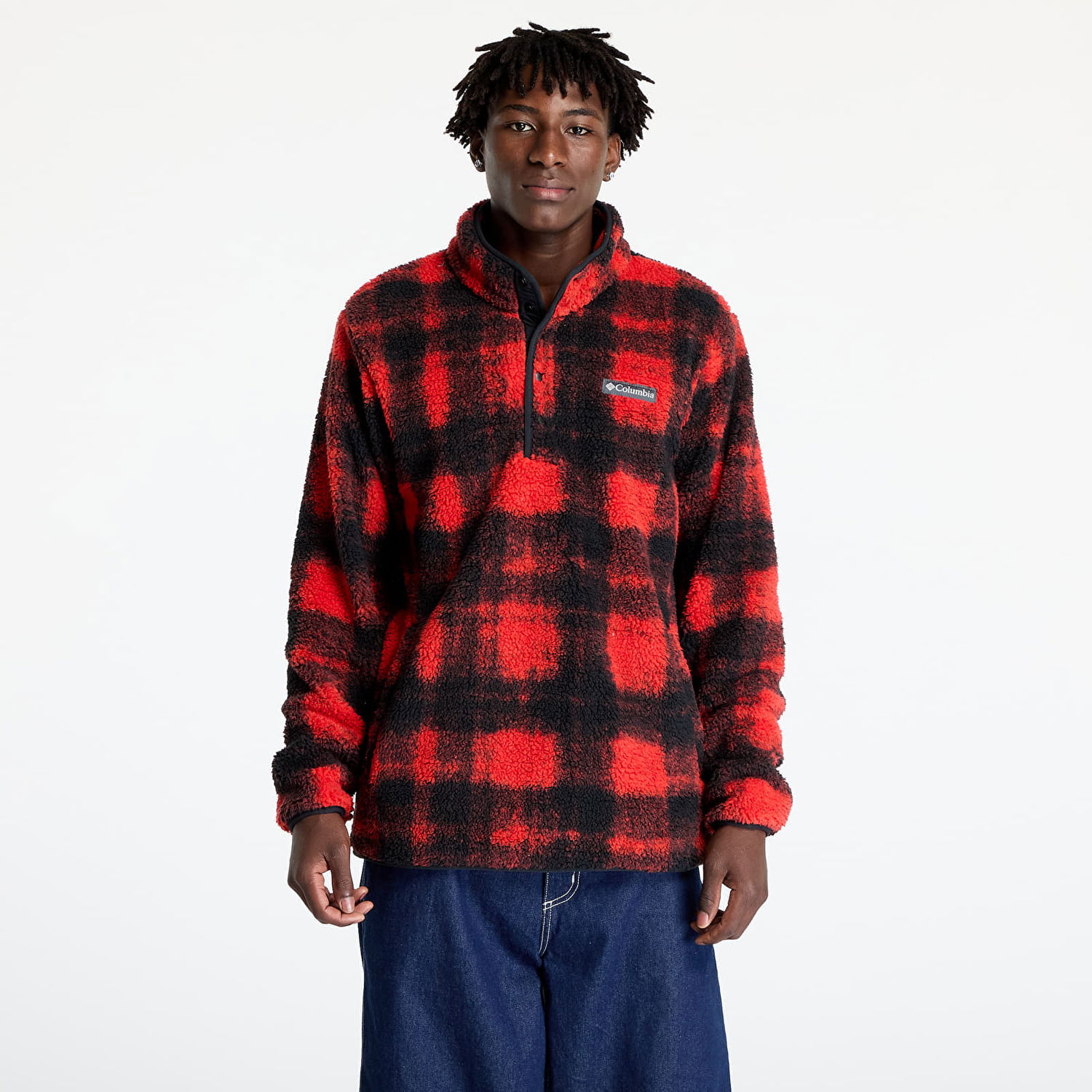 Sweatshirt Columbia Rugged Ridge™ Half Snap Fleece Sail Red Omblur Röd | 2097811698, 0