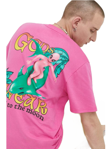T-shirt GCDS Cotton Tee Rosa | SS23M130653