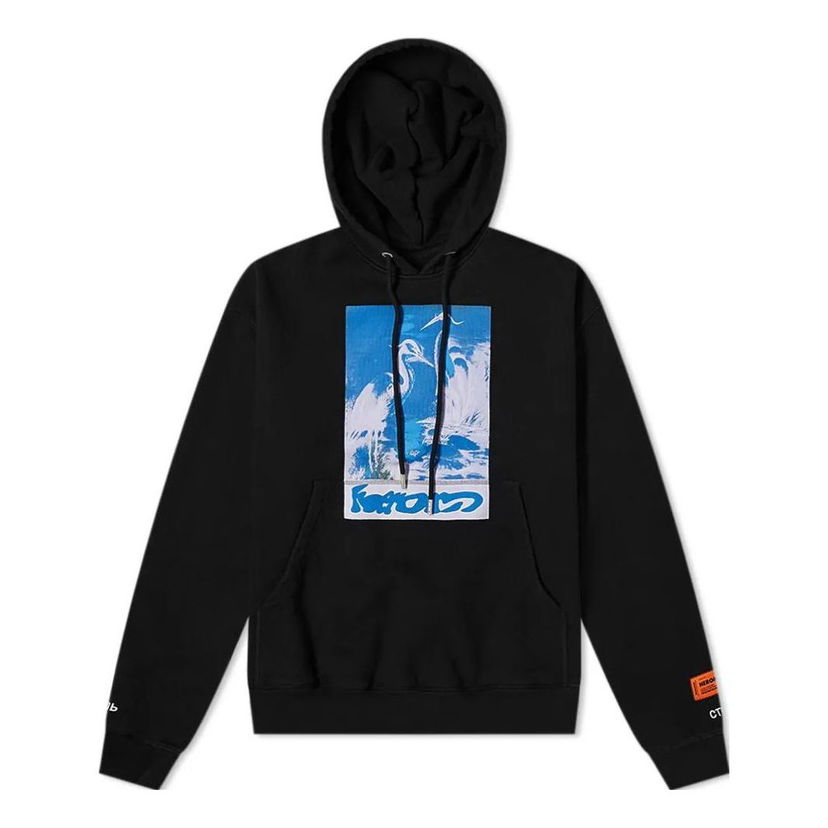 Sweatshirt HERON PRESTON Heron Preston Herons Captcha Hoodie Svart | HMBB017S21JER0031040BLACK