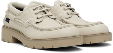 Kläder Burberry Burberry Raft Boat Shoes Vit | 8101631, 3