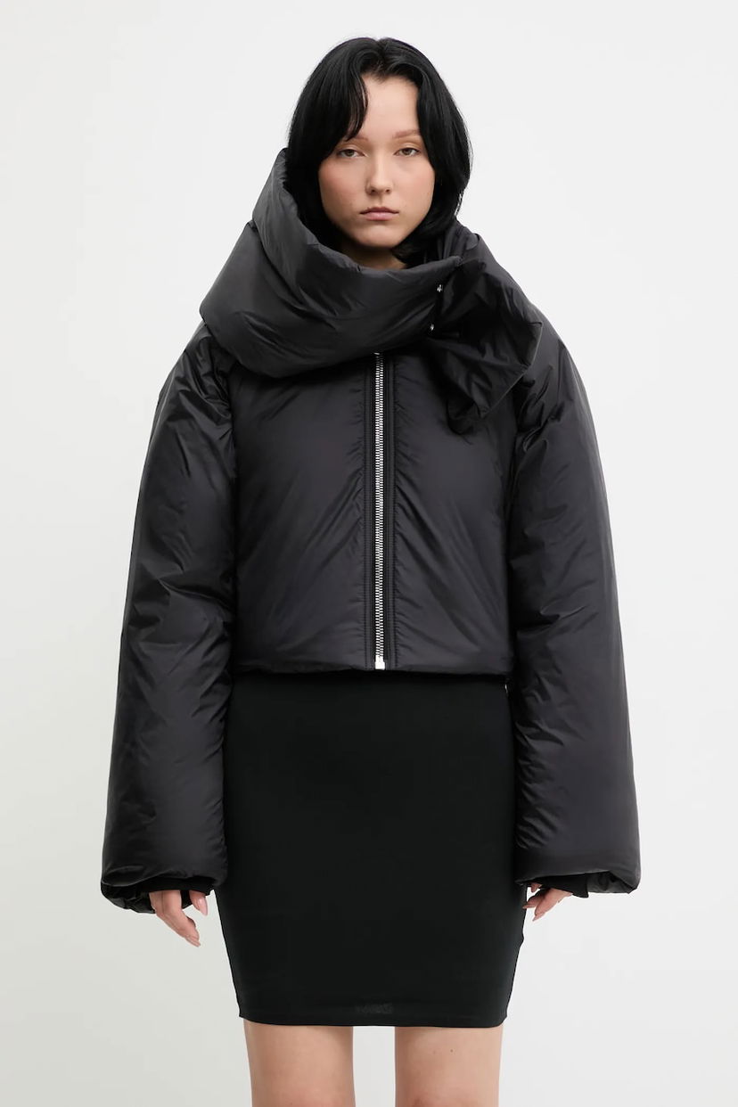 Pufferjacka Rick Owens Rick Owens DRKSHDW Convertible Puffer Jacket Svart | DS02E7727.NP