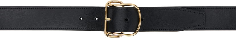 Bälten TOTEME TOTEME Swirl Leather Belt Svart | 252-WAM0046-LE0025