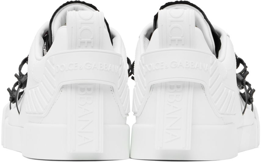 Sneakers och skor Dolce & Gabbana Black Portofino Sneakers Svart | CS1783AJ986, 1