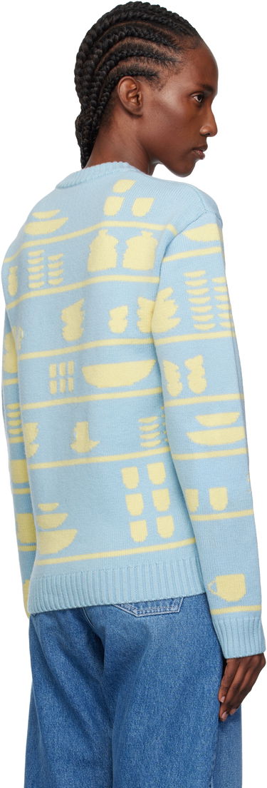 Sweater JW Anderson JW Anderson Crockery Jacquard Sweater Flerfärgad | KW1490-YN0379, 2