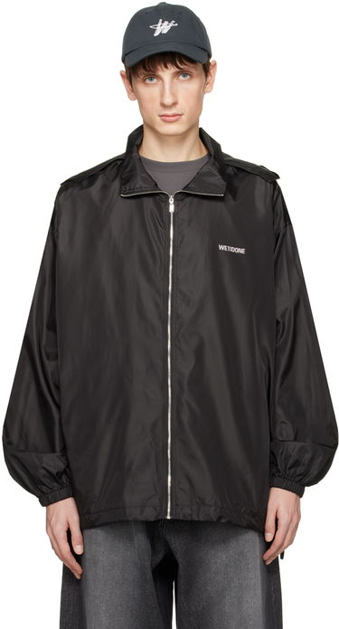 Vindjacka We11done Zip Jacket Svart | WD-JP2-20-901-U-BK, 0