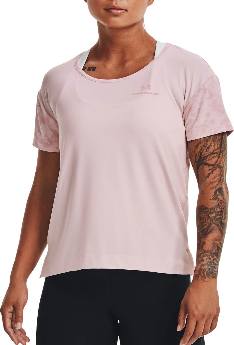 T-shirt Under Armour T-shirt Rush Energy Novelty Rosa | 1365735-673, 0