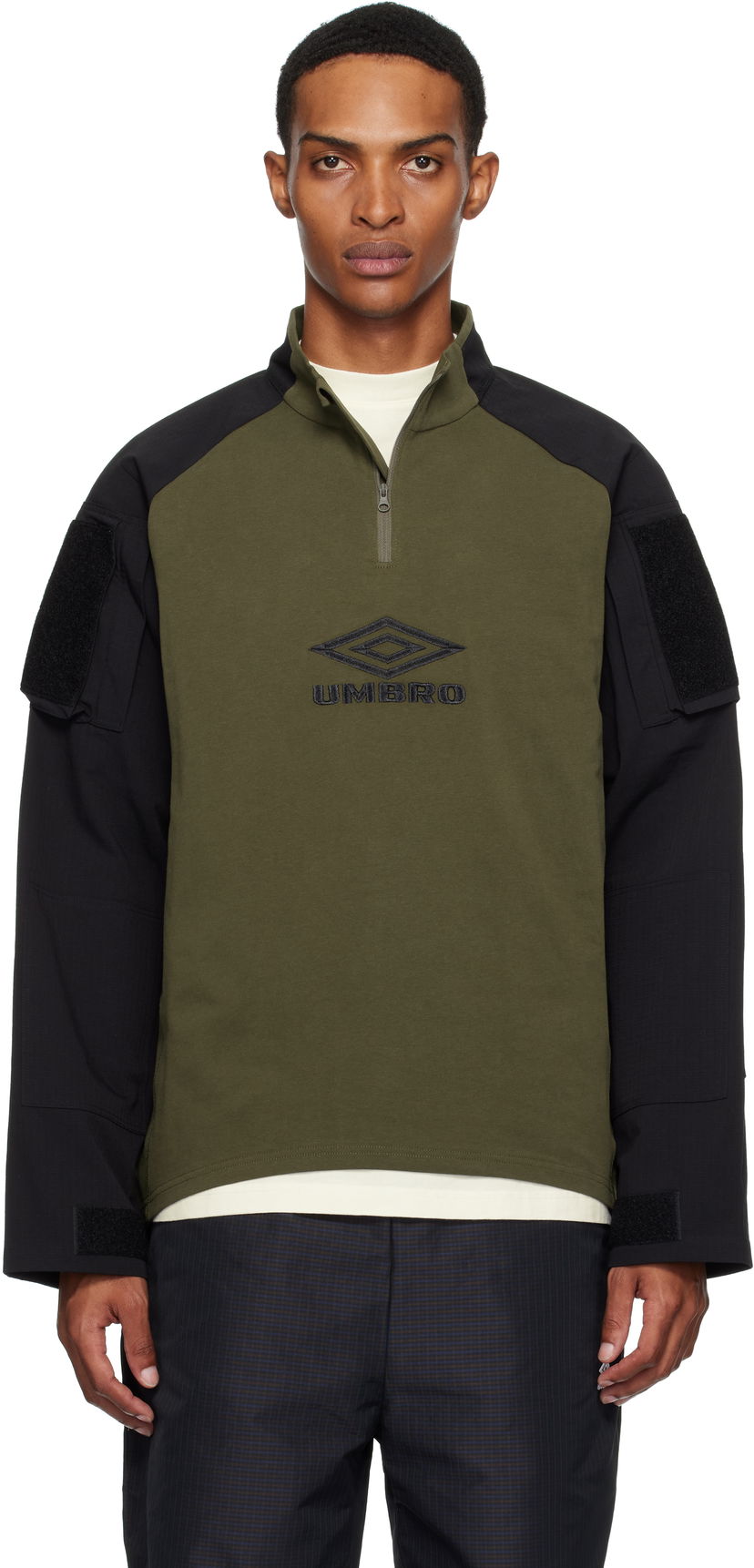 Sweatshirt Umbro Umbro Tactical Half Zip Sweatshirt Grön | UBMW0254JY68